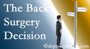 Manahawkin back surgery for a disc herniation is an option to be carefully studied before a decision is made to proceed. 