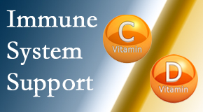 Manahawkin Chiropractic Center shares details about the benefits of vitamins C and D for the immune system to fight infection. 