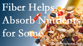 Manahawkin Chiropractic Center shares research about benefit of fiber for nutrient absorption and osteoporosis prevention/bone mineral density enhancement.