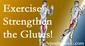 Manahawkin chiropractic care at Manahawkin Chiropractic Center includes exercise to strengthen glutes.