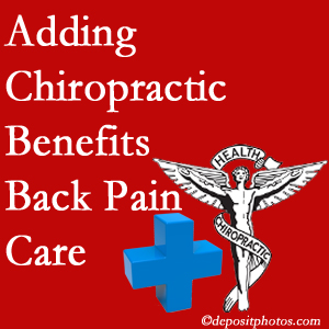 Added Manahawkin chiropractic to back pain care plans works for back pain sufferers. 