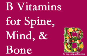 Manahawkin bone, spine and mind benefit from B vitamin intake and exercise.