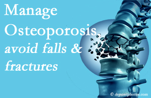 Manahawkin Chiropractic Center shares information on the benefit of managing osteoporosis to avoid falls and fractures as well tips on how to do that.