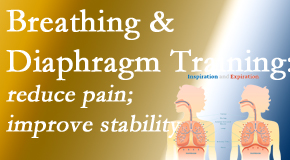 Manahawkin Chiropractic Center describes spine stability and how new research shows that breathing and diaphragm training help with back pain.