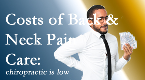 Manahawkin Chiropractic Center describes the various costs associated with back pain and neck pain care options, both surgical and non-surgical, pharmacological and non-drug. 