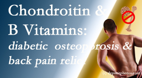 Manahawkin Chiropractic Center offers nutritional advice for back pain relief that includes chondroitin sulfate and B vitamins. 