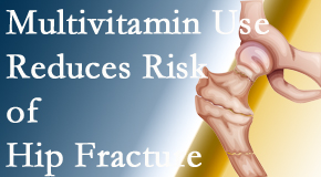 Manahawkin Chiropractic Center shares new research that shows a reduction in hip fracture by those taking multivitamins.