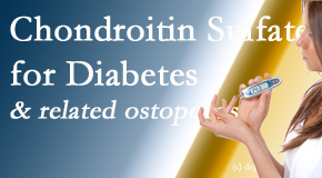 Manahawkin Chiropractic Center shares new info on the benefits of chondroitin sulfate for diabetes management of its inflammatory and osteoporotic aspects.
