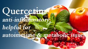 Manahawkin Chiropractic Center describes the benefits of quercetin for autoimmune, metabolic, and inflammatory diseases. 
