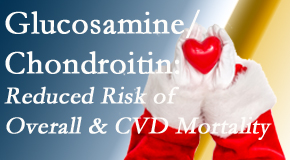 Manahawkin Chiropractic Center presents new research supporting the habitual use of chondroitin and glucosamine which is shown to reduce overall and cardiovascular disease mortality.