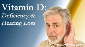 Manahawkin Chiropractic Center presents recent research about low vitamin D levels and hearing loss. 