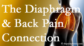 Manahawkin Chiropractic Center knows the relationship of the diaphragm to the body and spine and back pain. 