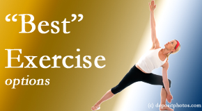 Manahawkin Chiropractic Center applauds the question from our back pain sufferers who want to know which exercise is best to get rid of pain: Pilates, yoga, strength, core, aerobic, etc.?