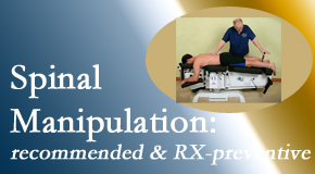 Manahawkin Chiropractic Center delivers recommended spinal manipulation which may help reduce the need for benzodiazepines.