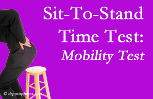 Manahawkin chiropractic patients are encouraged to check their mobility via the sit-to-stand test…and improve mobility by doing it!