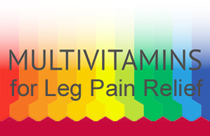 Multivitamin supplement enhances leg pain relief.