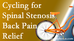 Manahawkin Chiropractic Center encourages exercise like cycling for back pain relief from lumbar spine stenosis.