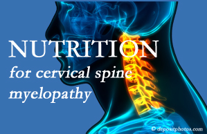 Manahawkin Chiropractic Center shares the nutritional factors in cervical spine myelopathy in its development and management.