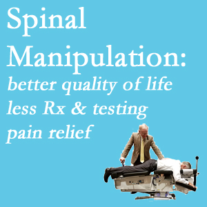 The Manahawkin chiropractic care provides spinal manipulation which research is describing as beneficial for pain relief, improved quality of life, and decreased risk of prescription medication use and excess testing.