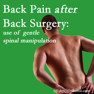 picture of a Manahawkin spinal manipulation for back pain after back surgery