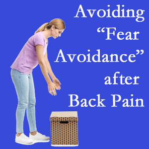 Manahawkin chiropractic care encourages back pain patients to not give into the urge to avoid normal spine motion once they are through their pain.