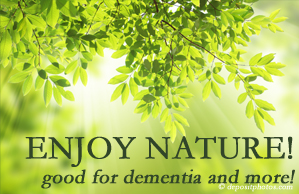 Manahawkin Chiropractic Center encourages our chiropractic patients to get out in nature! Interacting with nature is good for young and old alike, inspires independence, pleasure, and for dementia sufferers quite possibly even memory-triggering.